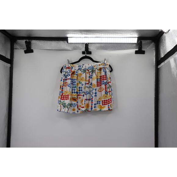 Colorful Patterned Mini Skirt - Picture 6 of 6